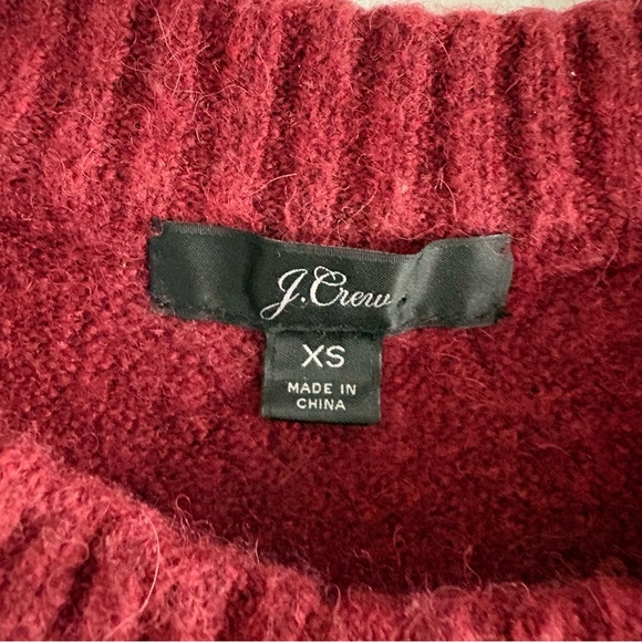 J.Crew Sweater Supersoft Yarn Merino Wool Alpaca Oversized Preppy Quiet Luxury - Picture 3 of 7